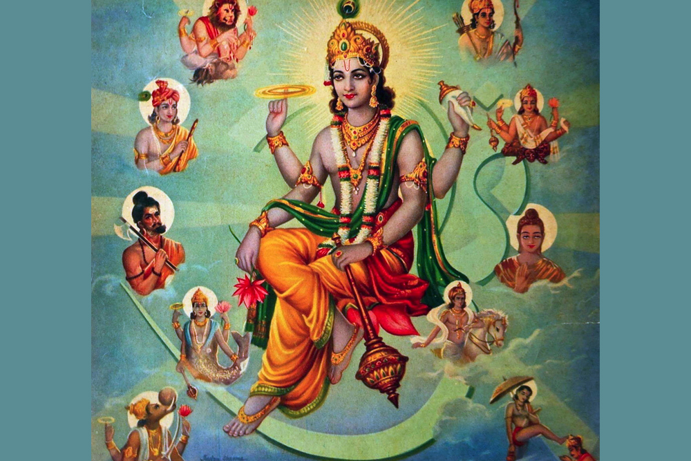 10 Incarnations of Lord Vishnu (Dashavatara)
