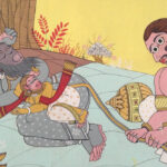 Hanuman In Mahabharata With Bhima And Arjuna