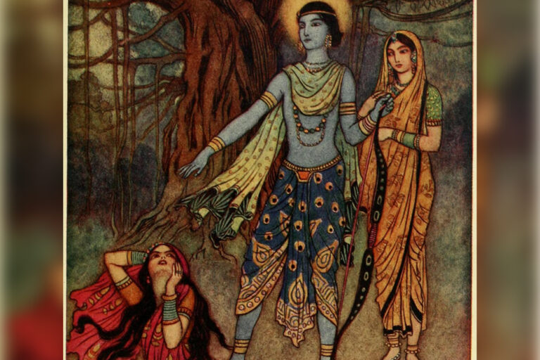 The Desire Of Shurpanakha For Rama And Lakshmana