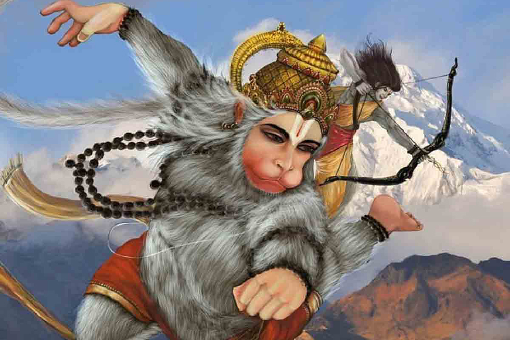 Hanuman Gears Up For His Journey To Lanka